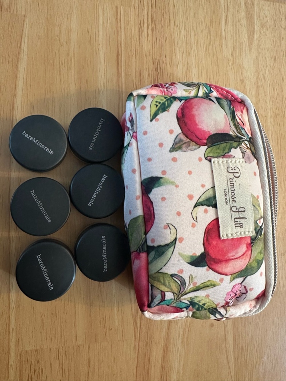 bareMinerals Eyecolor Eyeshadow Lot of 6 w/ Primrose Hill London Bag